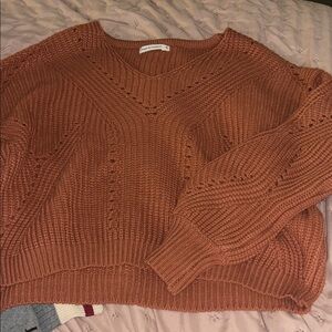 Cozy Orange/Brown Sweater